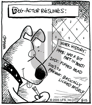 Reality Check on Friday August 12, 2005 Comic Strip