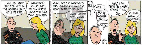 Luann on Thursday October 16, 2003 Comic Strip