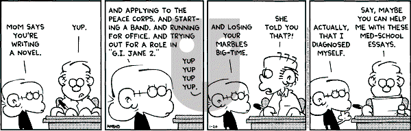 FoxTrot on Saturday January 20, 2001 Comic Strip