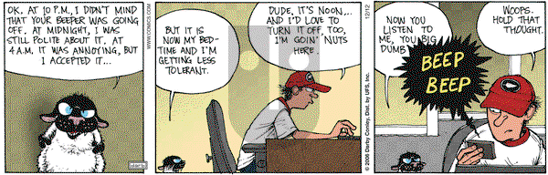 Get Fuzzy on Tuesday December 12, 2006 Comic Strip