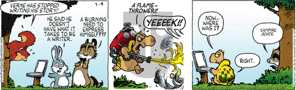 Over the Hedge on Saturday July 9, 2016 Comic Strip