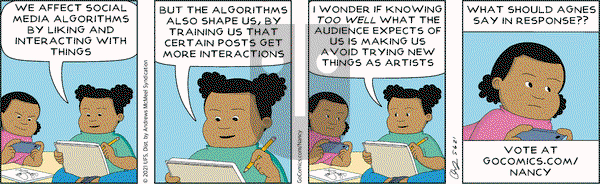Nancy on Thursday May 6, 2021 Comic Strip