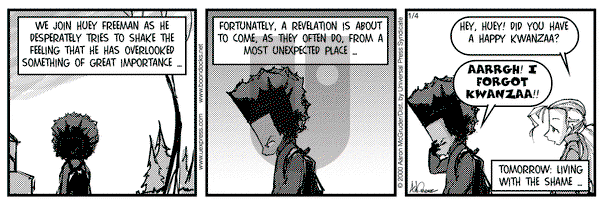The Boondocks - Tuesday January 4, 2000 Comic Strip
