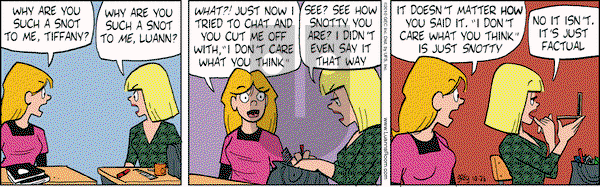 Luann on Tuesday October 26, 2010 Comic Strip