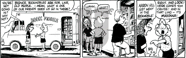 Luann - Wednesday August 25, 1993 Comic Strip