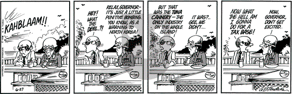 Doonesbury on Friday June 27, 1975 Comic Strip