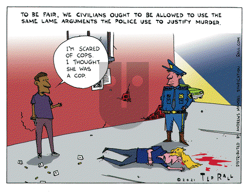 Ted Rall on Monday April 26, 2021 Comic Strip