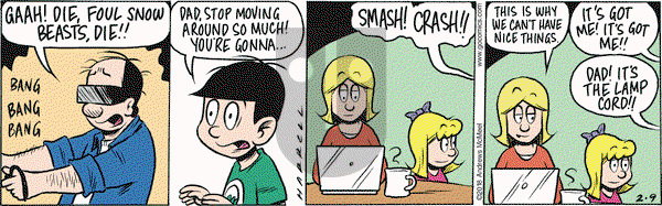 Adam@Home on Friday February 9, 2018 Comic Strip