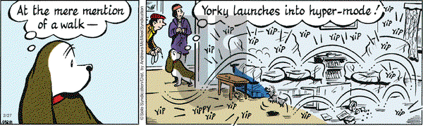 Fred Basset on Wednesday February 27, 2019 Comic Strip