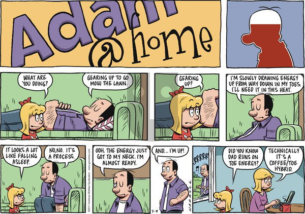 Adam@Home on Sunday July 9, 2017 Comic Strip