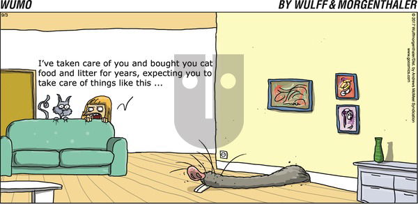 WuMo on Sunday September 3, 2017 Comic Strip