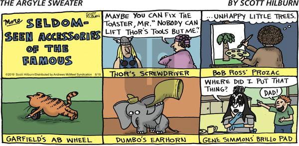 The Argyle Sweater on Sunday August 18, 2019 Comic Strip