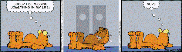 Garfield on Monday February 20, 2017 Comic Strip