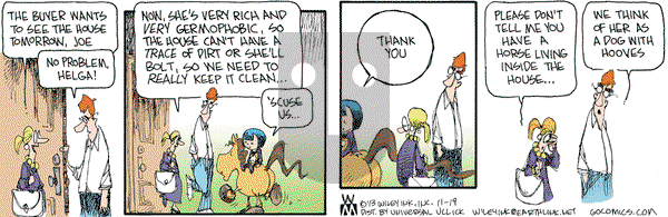 Non Sequitur on Tuesday November 19, 2013 Comic Strip