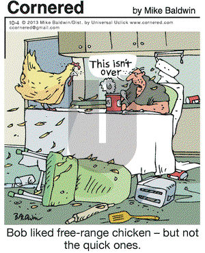 Cornered on Friday October 4, 2013 Comic Strip