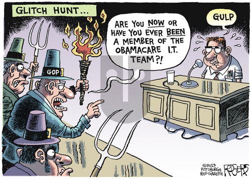 Rob Rogers on Sunday October 27, 2013 Comic Strip