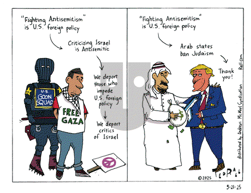 Ted Rall on Wednesday May 21, 2025 Comic Strip