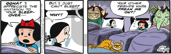 Nancy on Monday October 26, 2015 Comic Strip