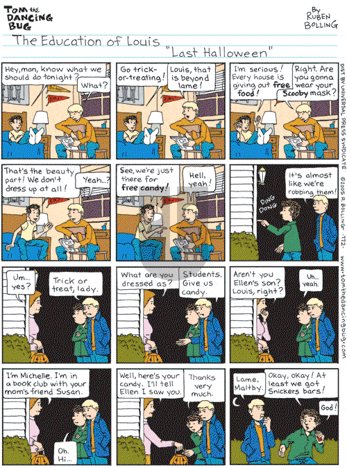 Tom the Dancing Bug on Saturday October 22, 2005 Comic Strip