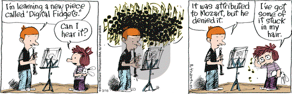 Cul de Sac on Monday March 16, 2015 Comic Strip