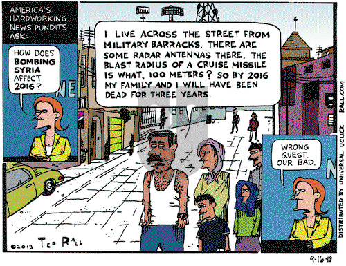 Ted Rall on Monday September 16, 2013 Comic Strip