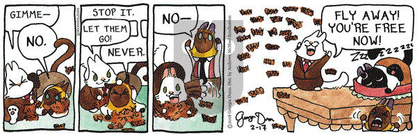 Breaking Cat News on Saturday February 17, 2018 Comic Strip