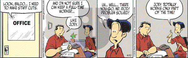 Baldo on Friday April 10, 2009 Comic Strip