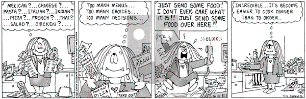 Cathy Classics on Friday July 14, 1995 Comic Strip