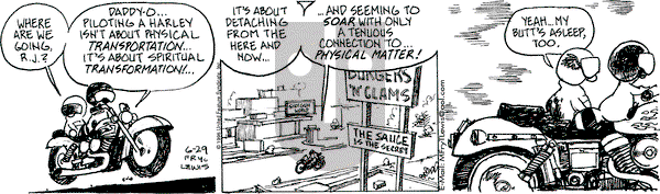 Over the Hedge on Tuesday April 1, 1997 Comic Strip