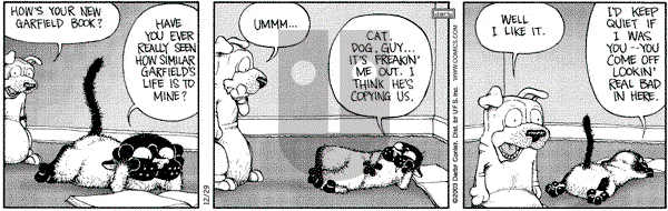 Get Fuzzy on Monday December 29, 2003 Comic Strip