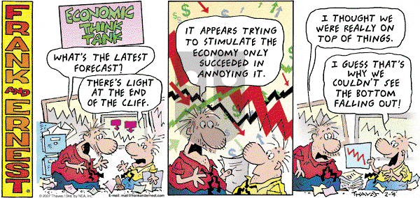 Frank and Ernest on Sunday February 4, 2007 Comic Strip