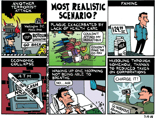 Ted Rall on Saturday July 19, 2008 Comic Strip
