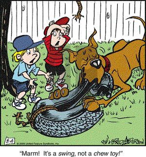 Marmaduke on Tuesday August 4, 2009 Comic Strip