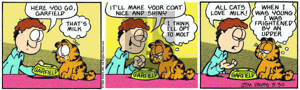 Garfield on Monday May 30, 1988 Comic Strip