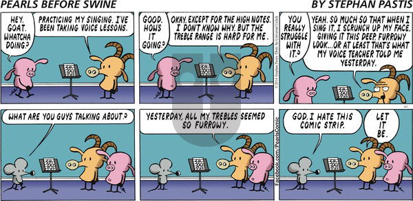 Pearls Before Swine on Sunday September 7, 2014 Comic Strip