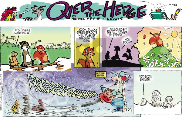 Over the Hedge on Sunday March 9, 2014 Comic Strip