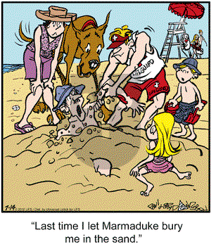 Marmaduke on Saturday July 14, 2012 Comic Strip