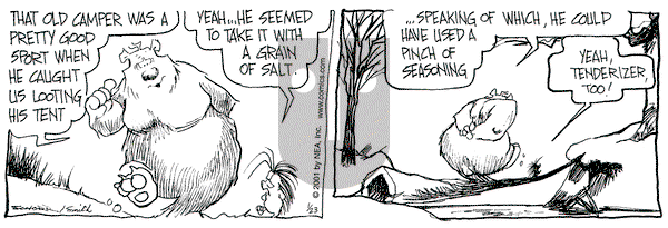 The Grizzwells on Tuesday January 23, 2001 Comic Strip