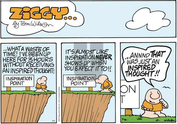 Ziggy on Sunday August 29, 2021 Comic Strip