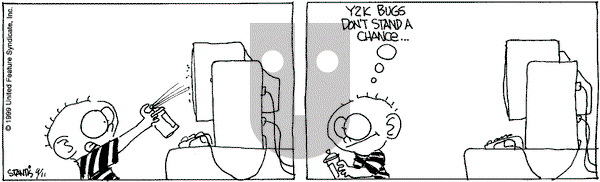 The Buckets - Saturday September 11, 1999 Comic Strip