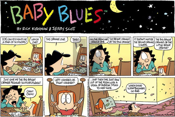 Baby Blues on Sunday April 8, 2007 Comic Strip