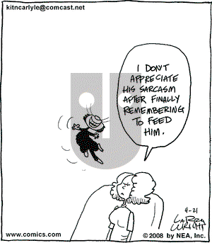 Kit 'N' Carlyle on Monday April 21, 2008 Comic Strip