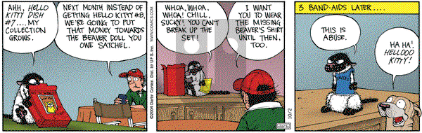 Get Fuzzy on Saturday October 2, 2004 Comic Strip
