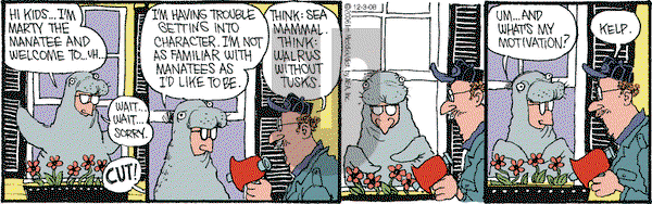 Monty on Wednesday December 3, 2008 Comic Strip