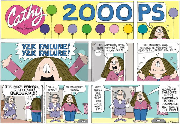 Cathy Classics on Sunday January 2, 2011 Comic Strip