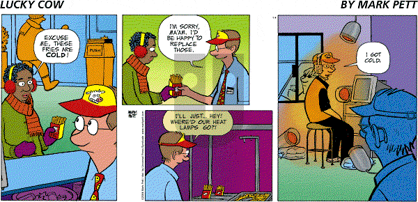 Lucky Cow on Friday January 16, 2004 Comic Strip