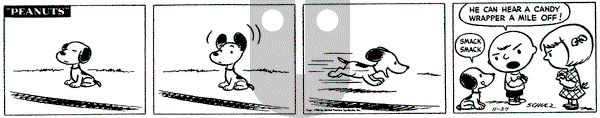 Peanuts on Monday November 27, 1950 Comic Strip