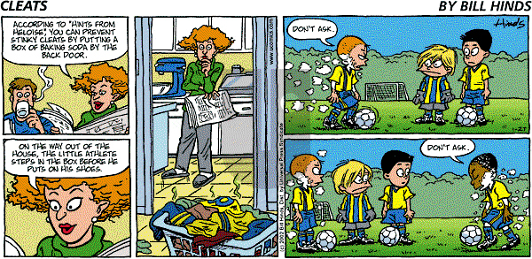 Cleats - Sunday January 27, 2002 Comic Strip