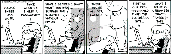 FoxTrot on Wednesday April 12, 2000 Comic Strip