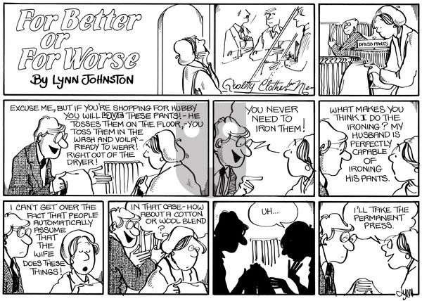 For Better or For Worse - Sunday November 29, 1981 Comic Strip